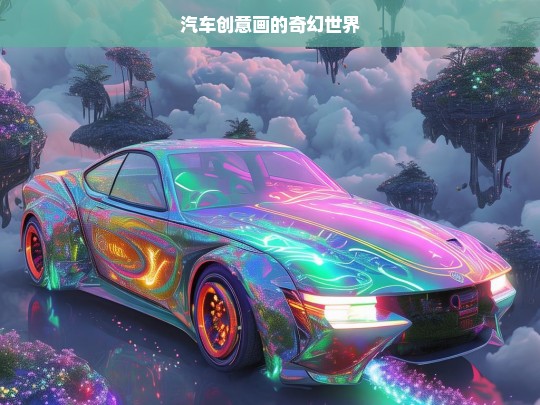 汽车创意画的奇幻世界